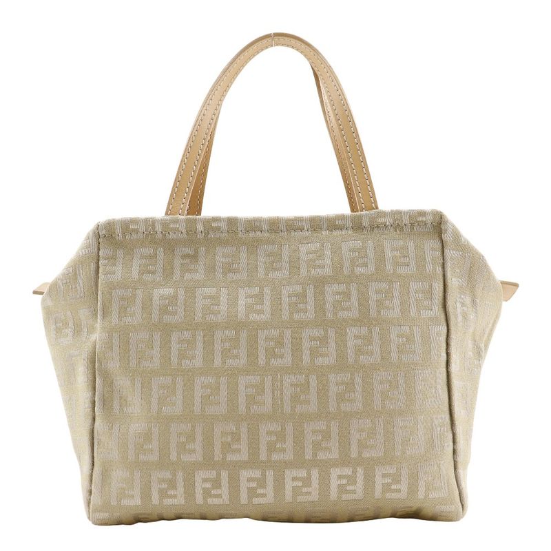 Fendi Zucca Canvas Beige Ladies Handbag