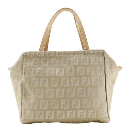 Fendi Zucca Canvas Beige Ladies Handbag