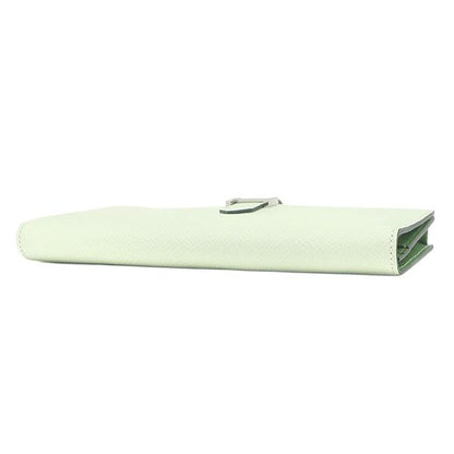 Hermes Long Wallet Bearn Souffle Verso Vaux Epson Vert Fizz X Vert Yucca Silver