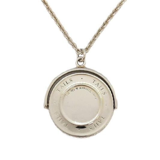 Tiffany & Co Tiffany & Co Heads TAIL Coin Medal Necklace Sv925 166g Silver 2003