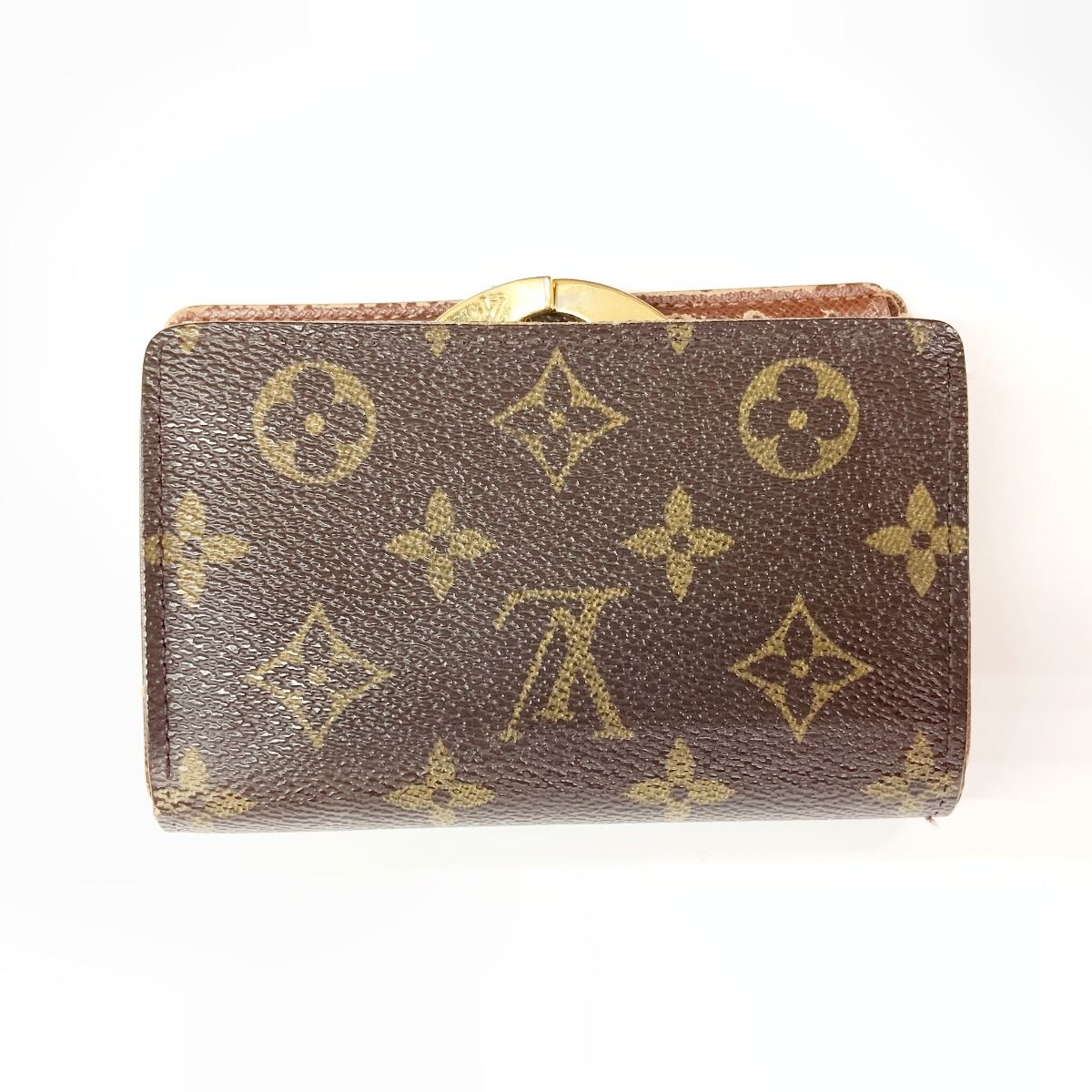 Louis Vuitton Monogram Portefeuille Viennois Short Wallet M61674 Brown