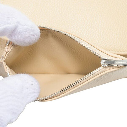 Balenciaga Trifold Wallet Cache Beige