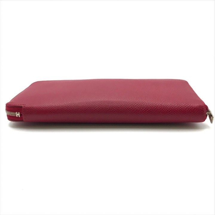 Hermes Azap Long Silk in Epsom Shikaku Rouge Wallet