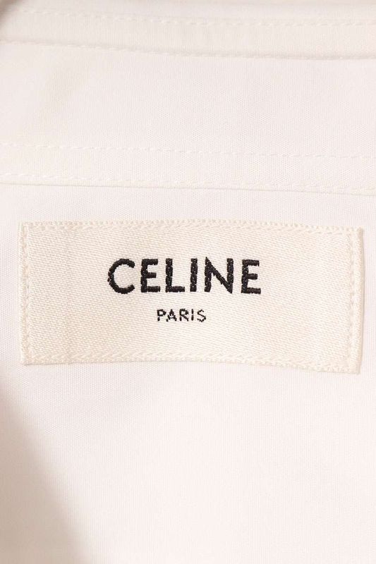 Celine 25SS 2c983100x Triomphe Long Sleeve Shirt Men 39