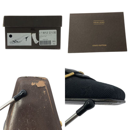 Louis Vuitton Monogram Canvas Square Toe Heeled Sandals