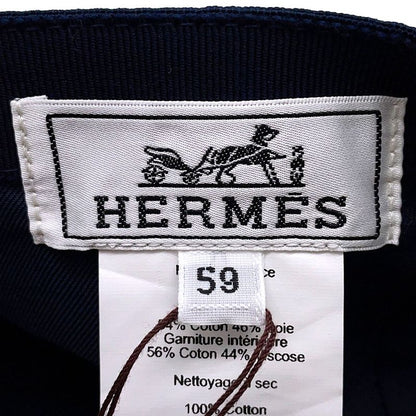 Hermes Cap Davis Poimedre Cotton 59 Hat