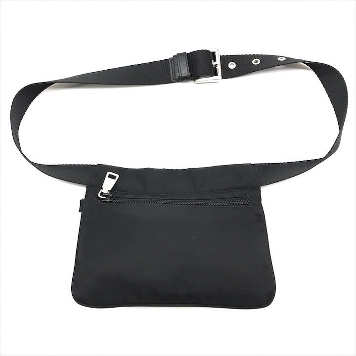 Prada Waist Pouch Nylon Tessuto Black