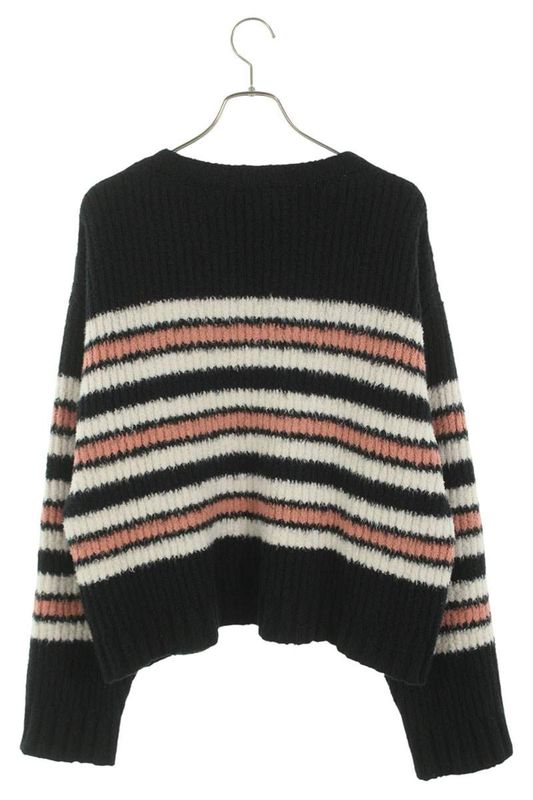 Celine 2af18047u Cropped Striped Knit Men's M