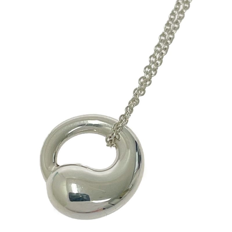 Tiffany & Co Silver Eternal Circle Necklace 4.0g 925 Engraved 434866 Necklace