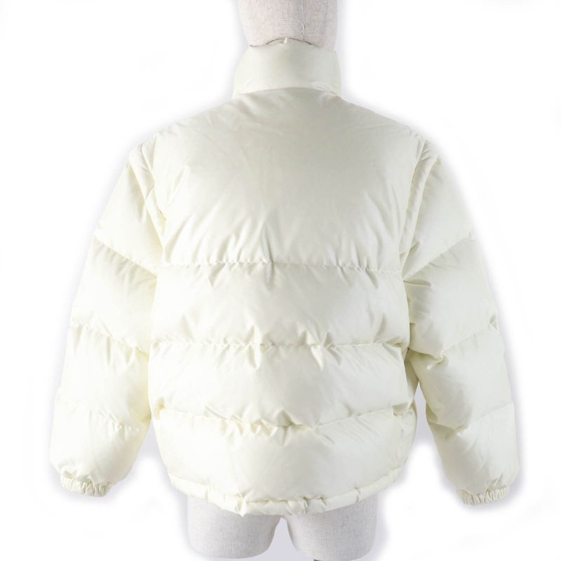 Gucci 683216 Short Length 2WAY Down Vest Bomber Jacket Down Jacket Ivory 36