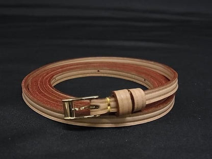 Louis Vuitton Shoulder Strap For Waist Pouch Ladies Brown Fh8725