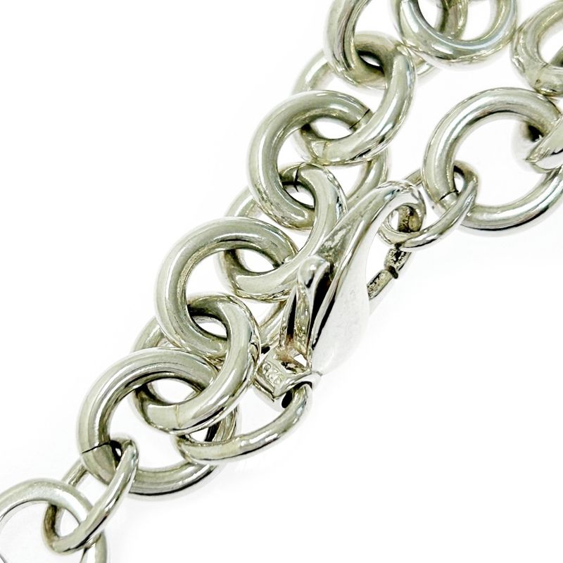 Tiffany & Co Tiffany & Co Silver Heart Tag Bracelet 34.5g 925 Engraved 342636