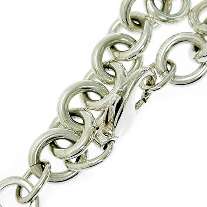 Tiffany & Co Tiffany & Co Silver Heart Tag Bracelet 34.5g 925 Engraved 342636