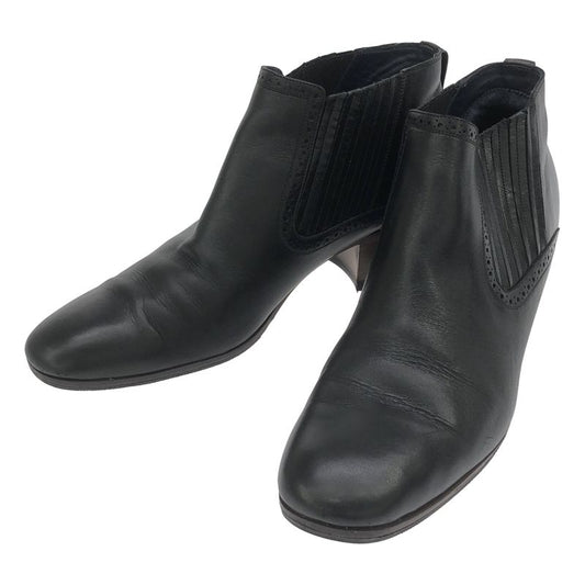 Celine Phoebe Period Side Gore Leather Boots Black 39.5