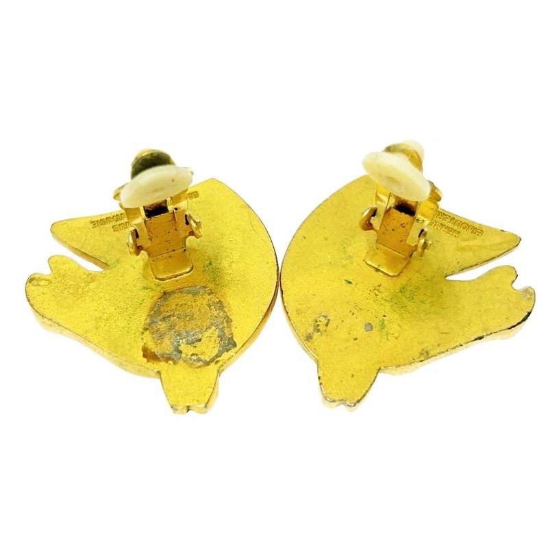 Hermes GP Bijouterie Fantaisie Horsehead Earrings with Box 307831 Earrings