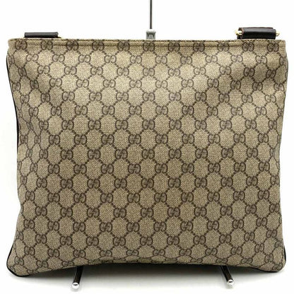 Gucci 201446 Shoulder Bag Brown GG Supreme Canvas Women's High Brand