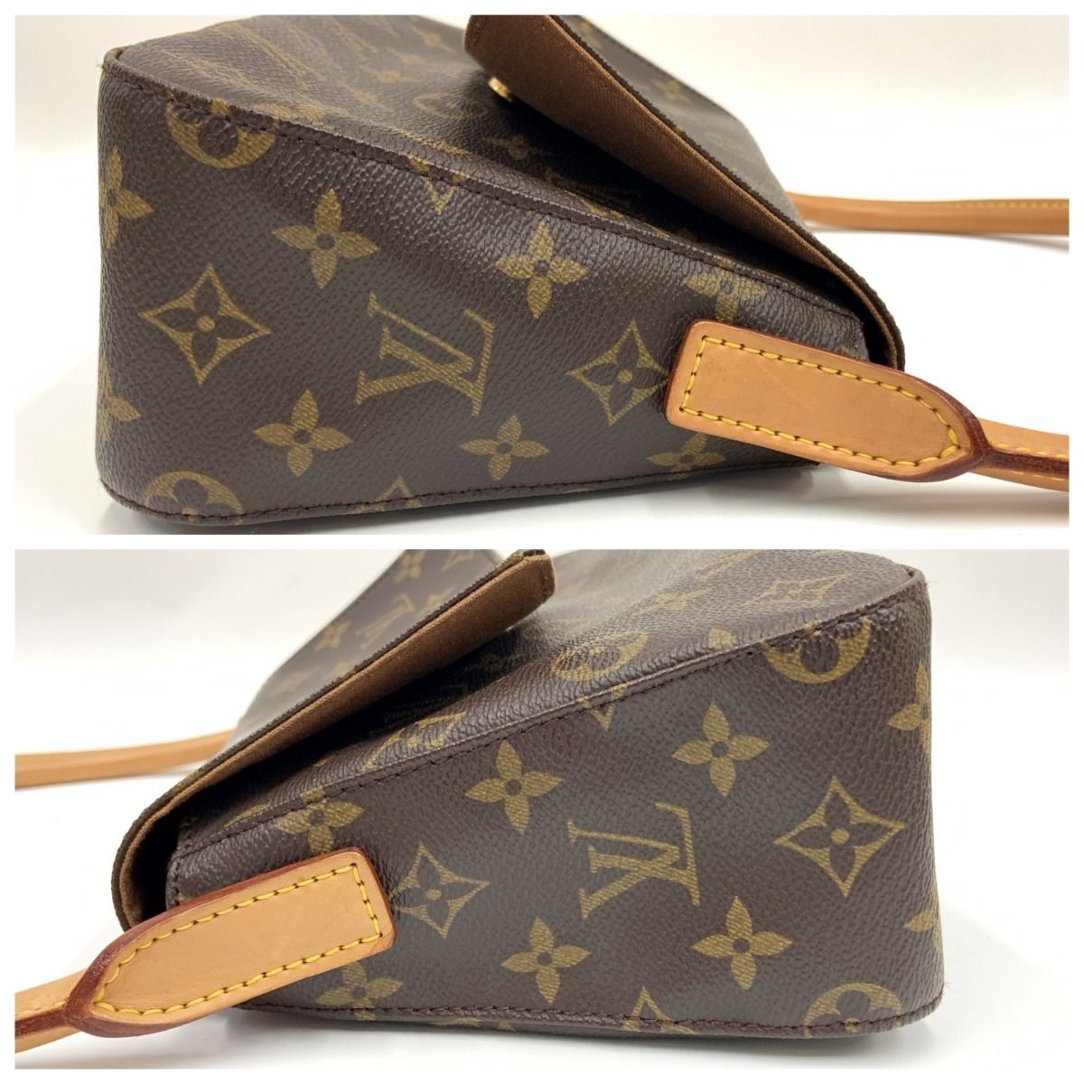 Louis Vuitton Monogram Mini Looping Semi-Shoulder Bag M51147 Brown