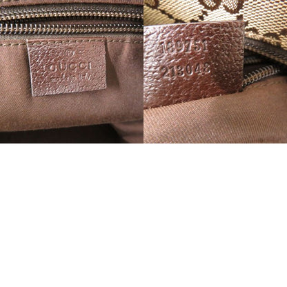 Gucci Sherry Line 189751 Shoulder Bag GG Canvas Leather Beige 0941 Gucci