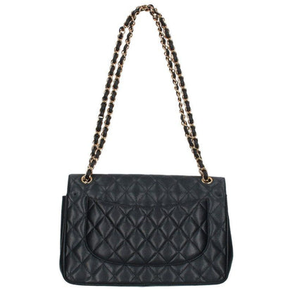 Chanel Matelasse 30 Double Flap Caviar Skin Chain Shoulder Bag For Men 30