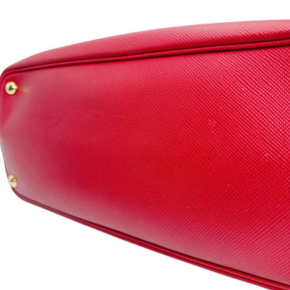 Prada Bn2775 Saffiano Shoulder Bag 2-Way Handbag Red