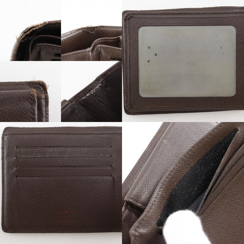 Louis Vuitton Portefeuille Florine N60011 Damier Canvas Brown Ri1186 Men's