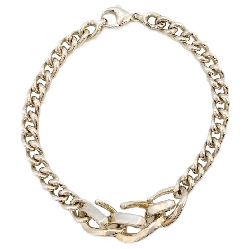 Tiffany & Co Tiffany & Co Forge Link Bracelet Sv925 142g Silver Extra Small