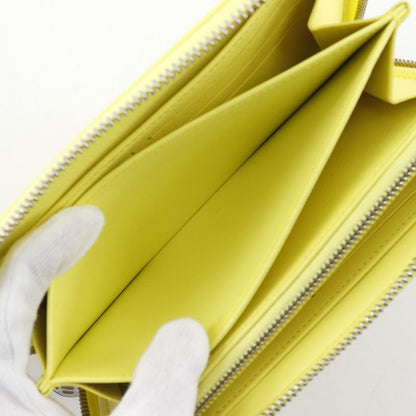 Louis Vuitton Zippy Wallet Coussin M83104 Lambskin Smiley Yellow Ladies Long