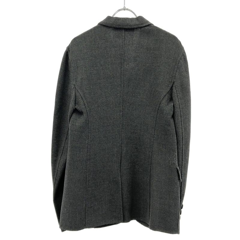 Prada 1990's Wool Stretch 4b Jacket Gray 38