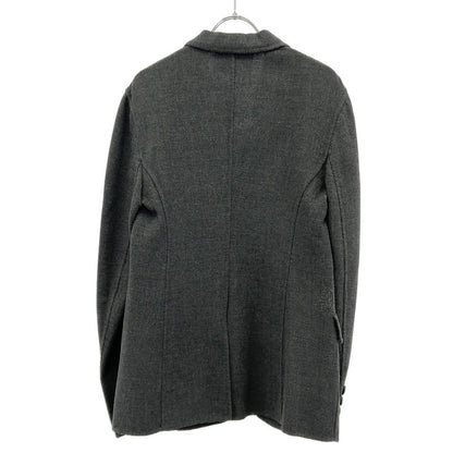 Prada 1990's Wool Stretch 4b Jacket Gray 38