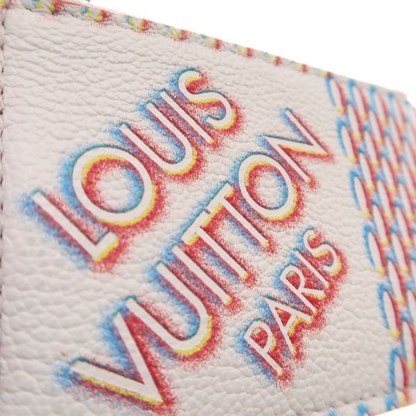 Louis Vuitton Double Zipped Card Holder M81430 Damier Spray RFID Coin Case