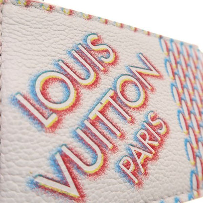Louis Vuitton Double Zipped Card Holder M81430 Damier Spray RFID Coin Case