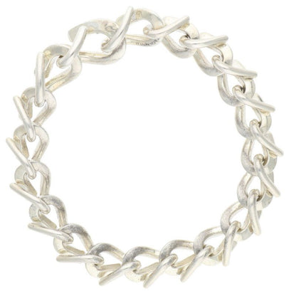 Tiffany & Co Forge Medium Link Silver Bracelet Men's M