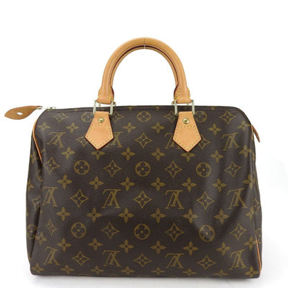 Louis Vuitton Speedy 30 Handbag Speedy 30 M41526 Monogram Brown Gold Hardware