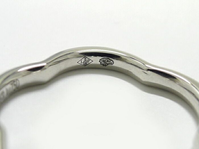 Chanel Camellia Ring 750wg 18K White Gold White Togo Old Diamond Size 48 Approx