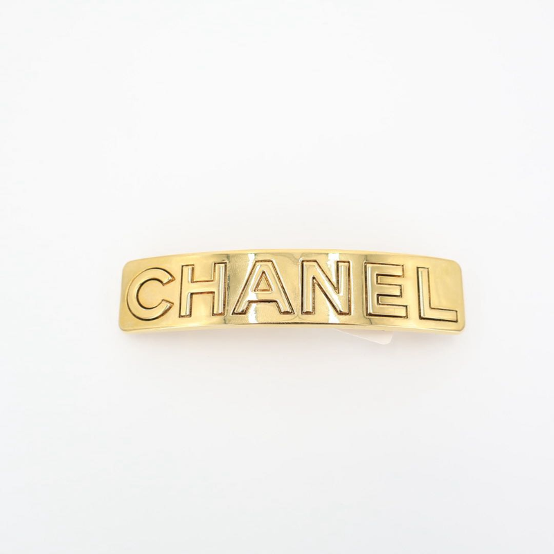 Chanel Logo Barrette Metal
