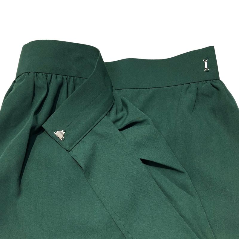 Yves Saint Laurent 90's Ribbon Skirt M Green