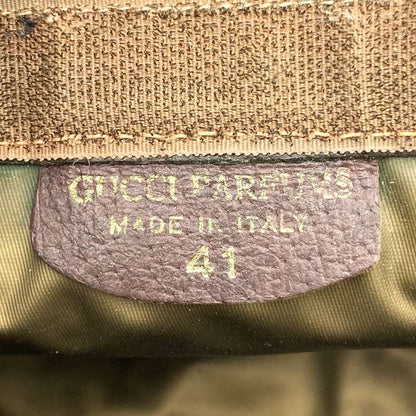 Gucci Parfum Sherry Line Pouch PVC Brown Women's Fashion Accessories