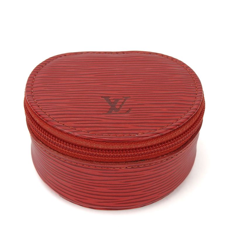 Louis Vuitton Accessory Pouch Eclan Bijoux M48227 Epi Leather Castilian Red
