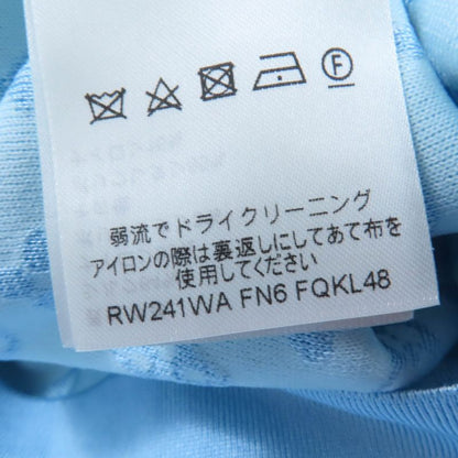 Louis Vuitton 24SS Silk Monogram Jacquard Top Jogging Pants Setup Light Blue S