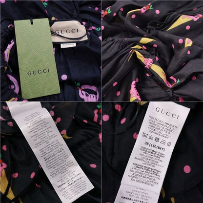 Gucci Dress Sleeveless 730392 Total Pattern Cotto