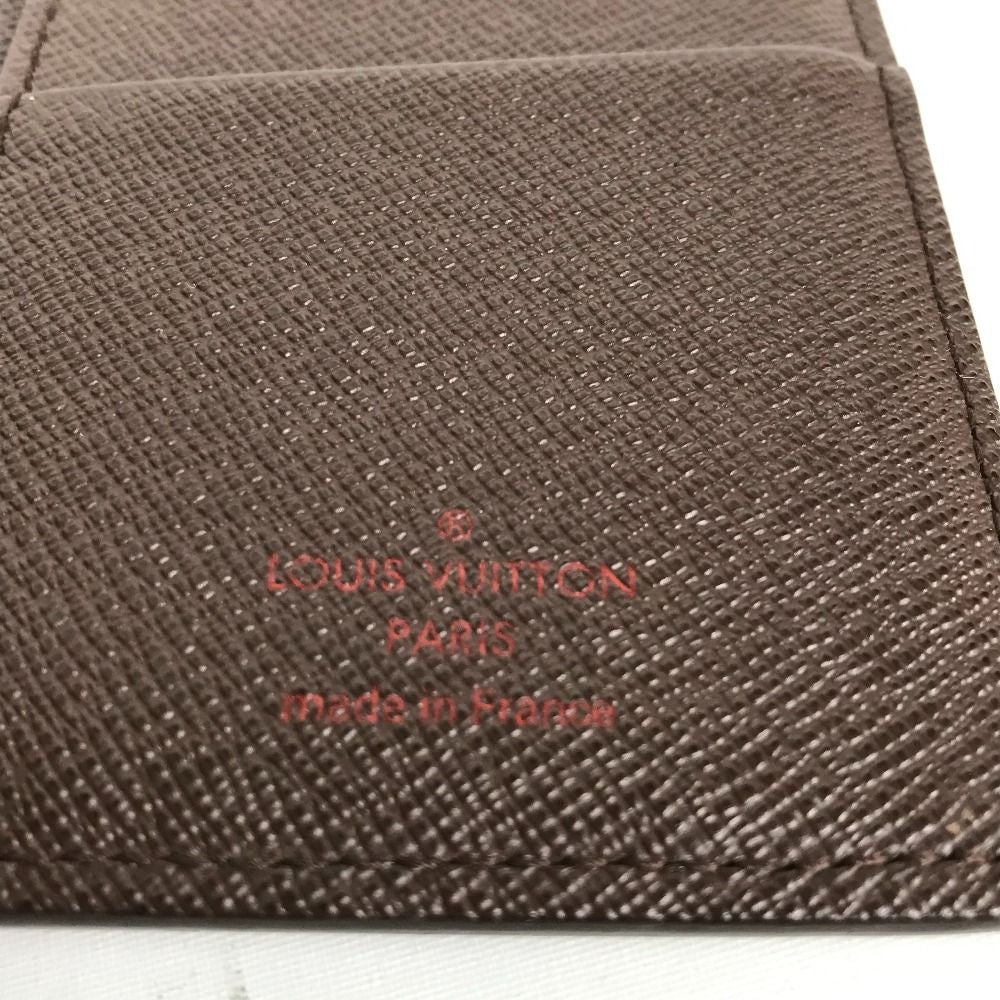 Louis Vuitton Damier Portefeuille/brother Bifold Long Wallet N60017 Brown