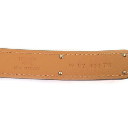 Hermes Kelly 18 Etoupe Vaux Epson Pink Gold Hardware Belt TM Engraved W With