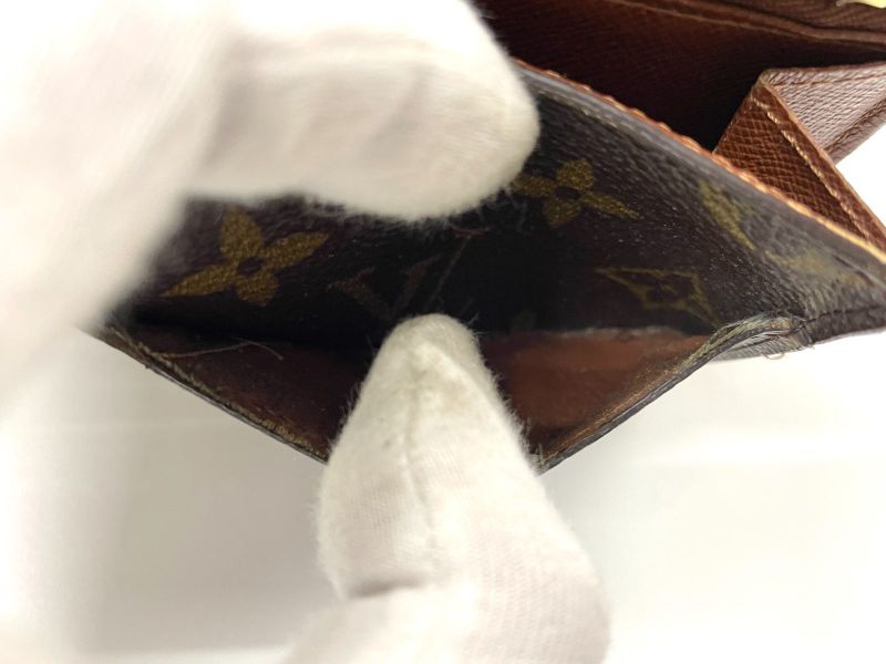 Louis Vuitton Monogram Pochette Portmonnaie Cles Di Long Wallet M61725 Brown