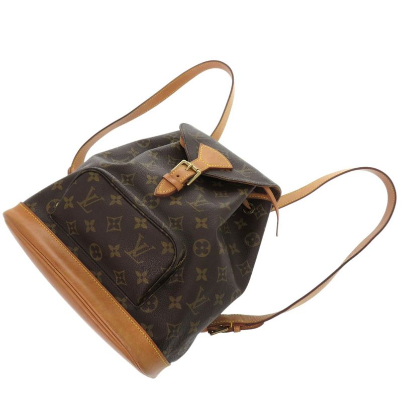 Louis Vuitton Montsourismm Monogram M51136 Backpack Daypack LV 0503 Louis