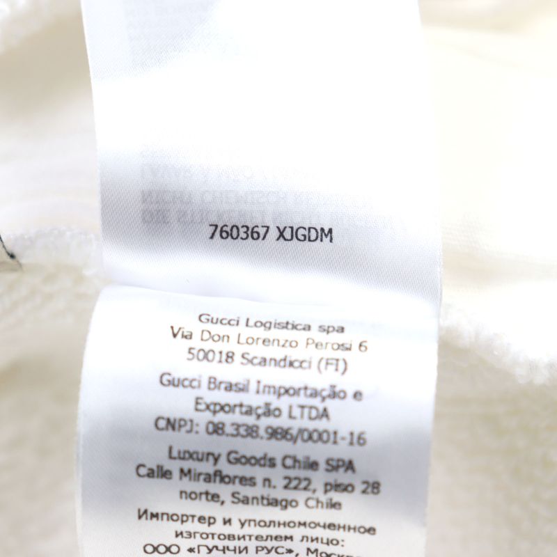 Gucci 24SS 760367 100% Cotton GG Logo Embroidery Horse Firenze High Neck