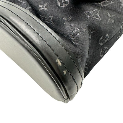 Louis Vuitton M92144 Monogram Satin Little Bucket Handbag Louis Vuitton Noir