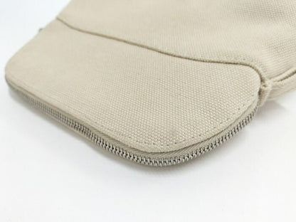 Hermes Bolide Pouch 16 Mini Canvas Beige