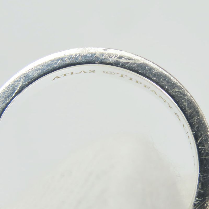 Tiffany & Co Ring / Ring Atlas 925 Silver Approx 3.2g Silver Narrow Accessories