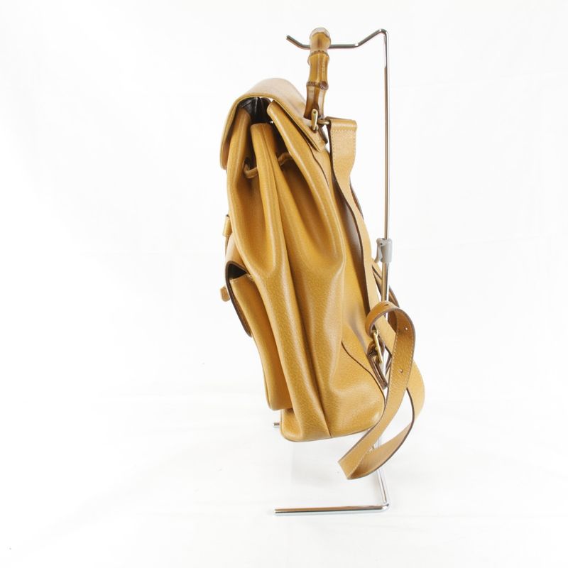 Gucci 003 2058 0016 Backpack Daypack Leather / Bamboo Women