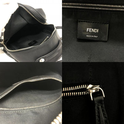 Fendi Backpack Sac By The Way Bijoux 8bz036 Leather Black